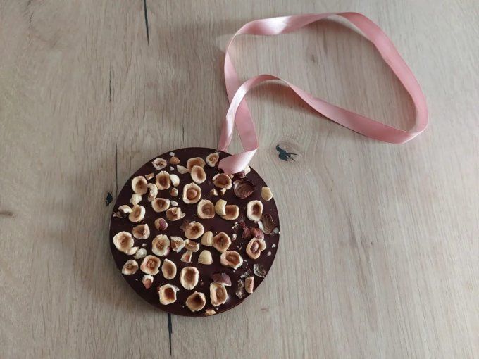 Médaille en chocolat - Lecureuilduleman