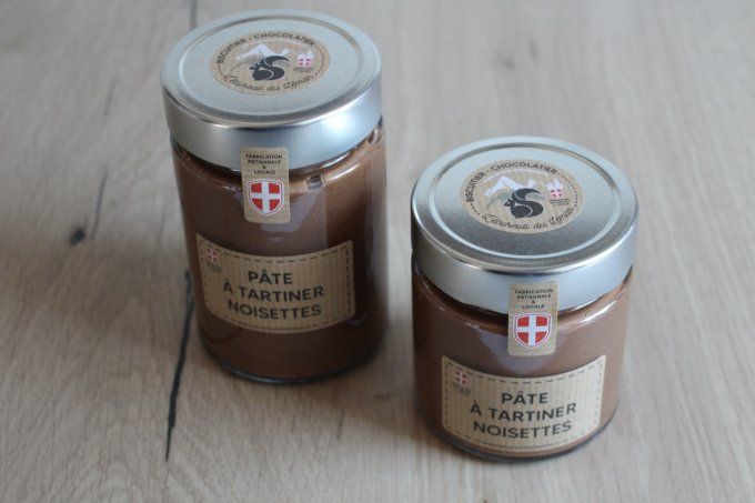 Pâte à tartiner noisettes 50%