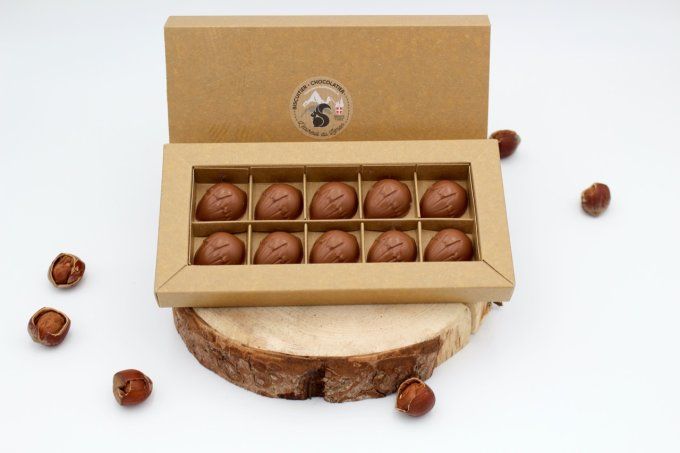 Coffret noisettes gianduja